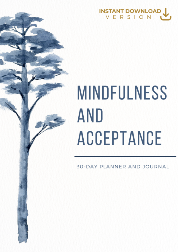 mindfulness acceptance planner and journal